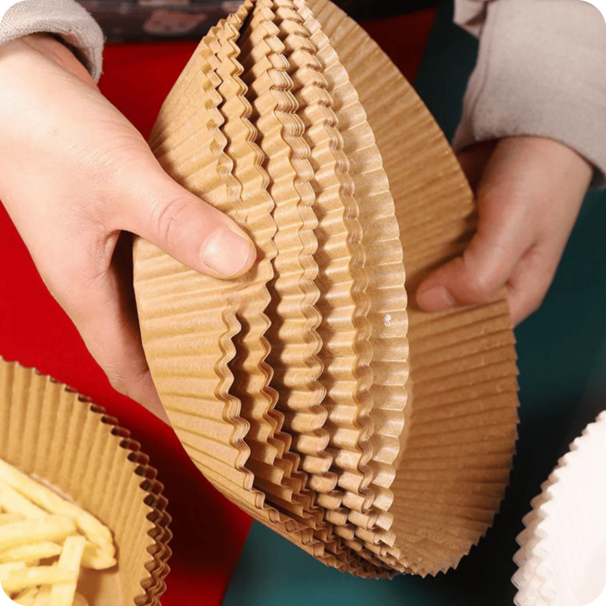 Papel para Air Fryer 100 Piezas