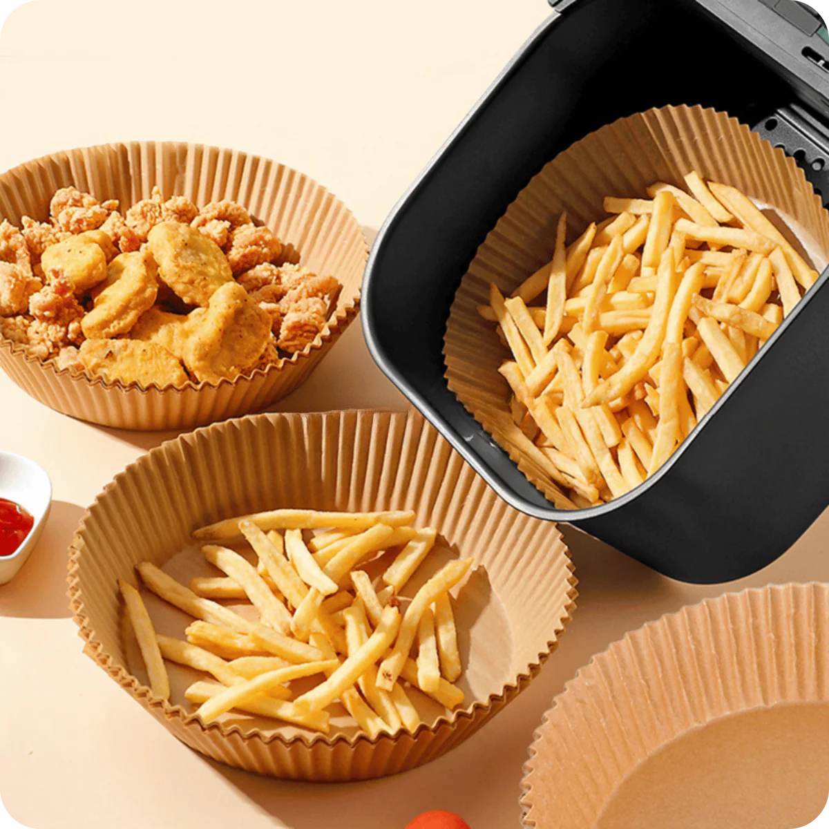 Papel para Air Fryer 100 Piezas