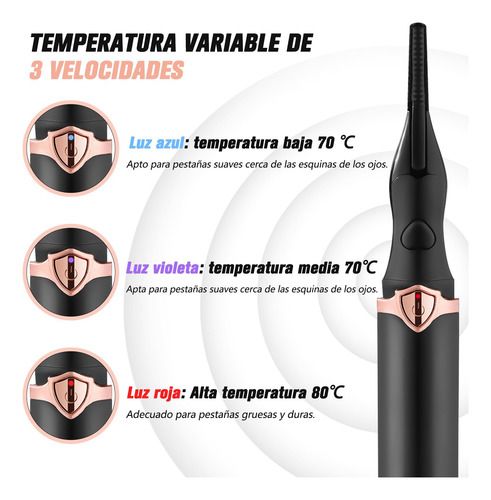 Rizador de Pestañas Eléctrico