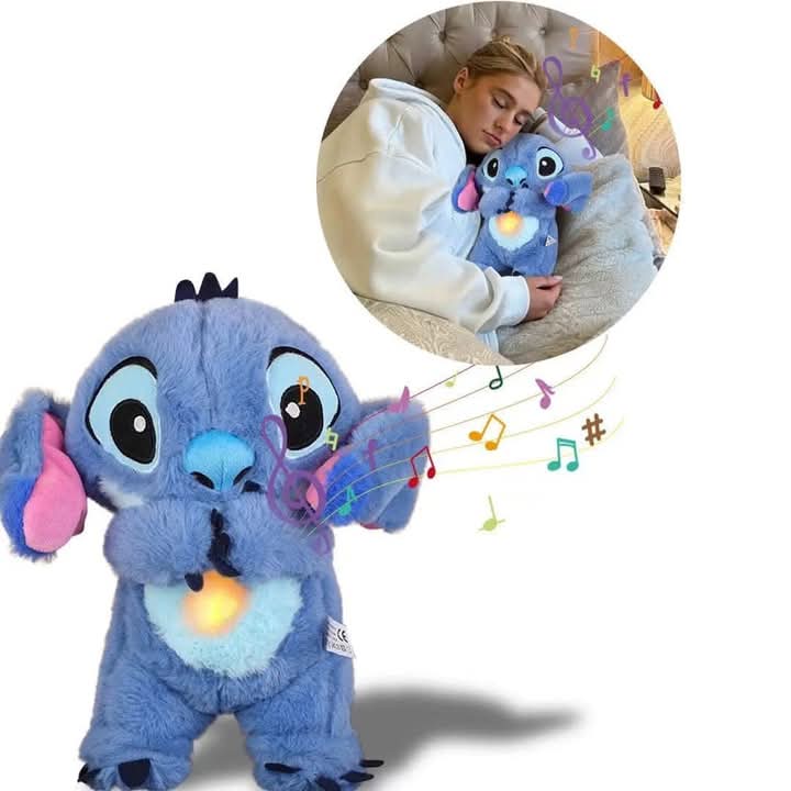 PELUCHE STITCH RELAX – Respiración guiada para dormir mejor y relajarte