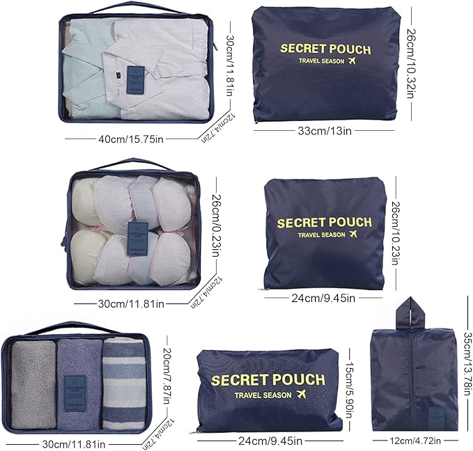 ORGANIZADOR DE MALETAS 6 EN 1