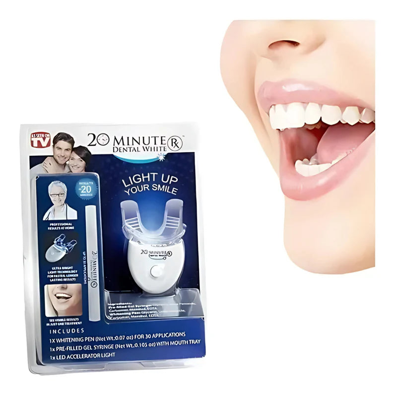 KIT BLANQUEADOR DENTAL – Sonríe con seguridad y dientes visiblemente más blancos