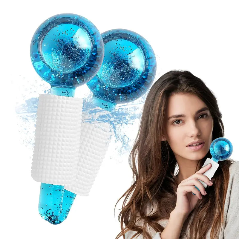 Masajeador Facial de Cristal - Ice Globe + De REGALO Contorno para Ojeras