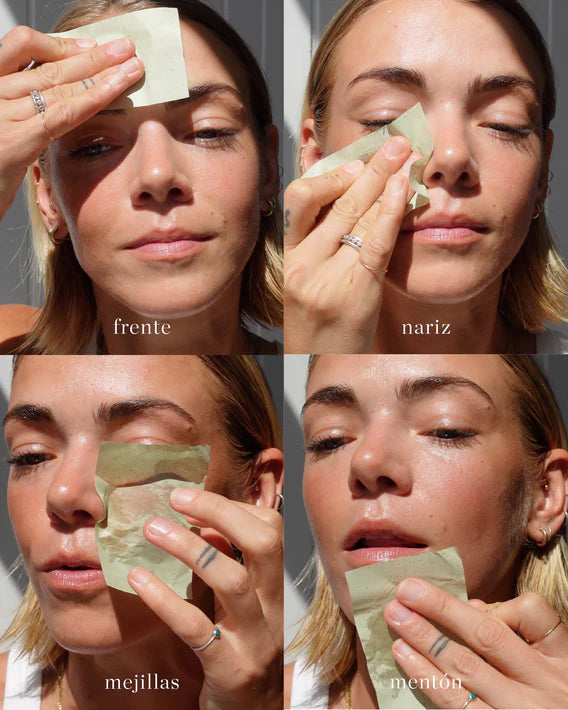 Lámina Absorbe Grasa Facial