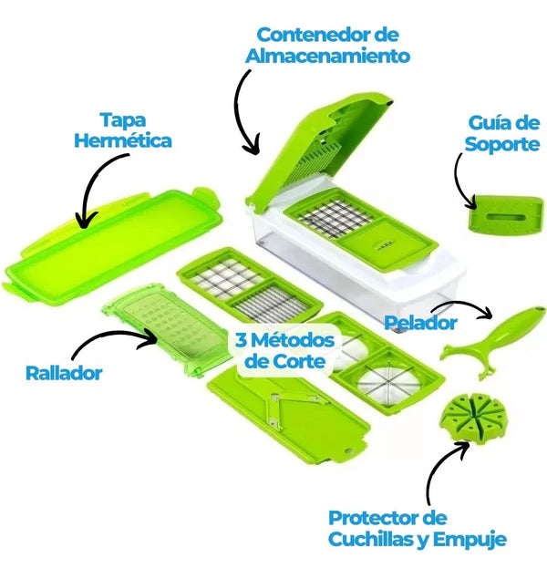 Cortador de verduras 14 en 1