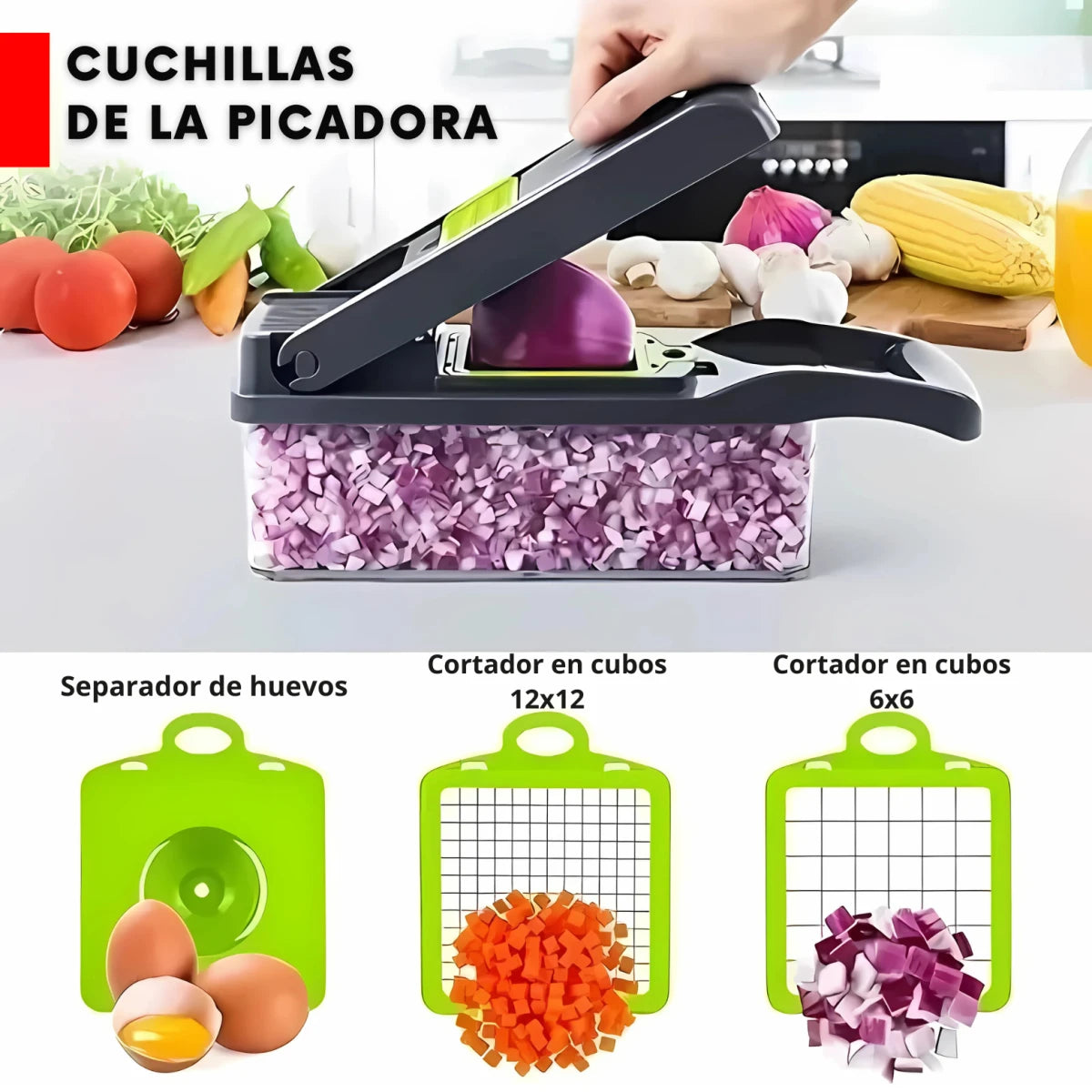 Cortador de verduras 16 en 1