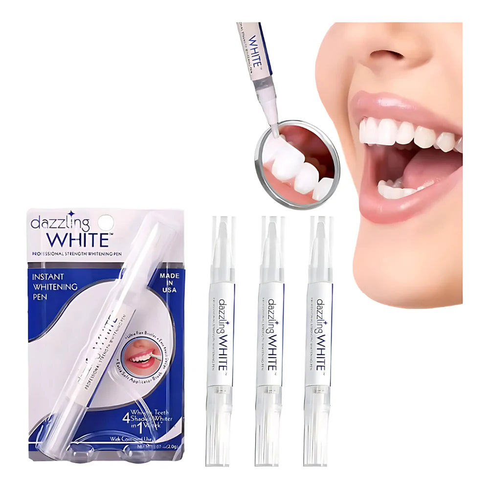 2X1 Lápiz Blanqueador Dazzling White™ – Dientes más blancos en minutos, sin dolor ni sensibilidad