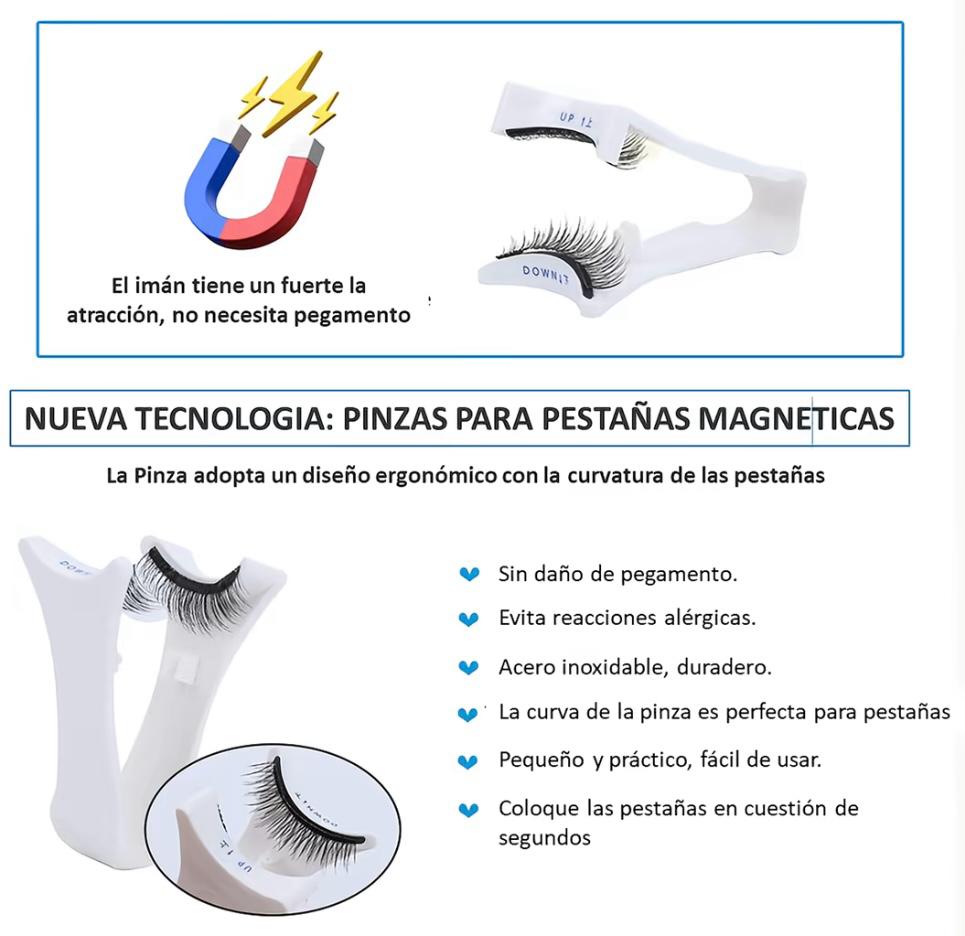 Pestañas Magneticas PREMIUM con 4 imanes (quedan las últimas tres unidades disponibles )