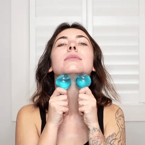 Masajeador Facial de Cristal - Ice Globe + De REGALO Contorno para Ojeras